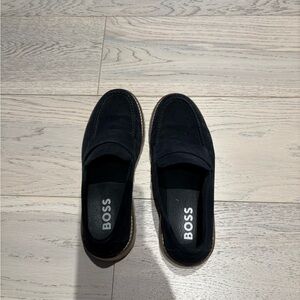 Boss Men's Dark Navy Loafers